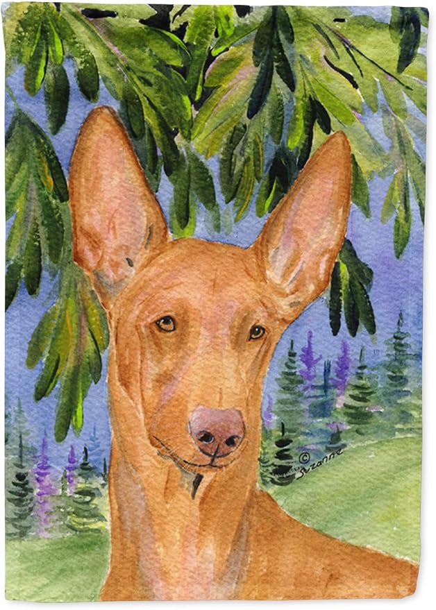 Caroline's Treasures SS8268GF Pharoh Hound Garden Flag Mailbox Flag Decorative Yard Flag Banner Outside Patio Artwork Yard Flower Beds, Garden Size, Multicolor
