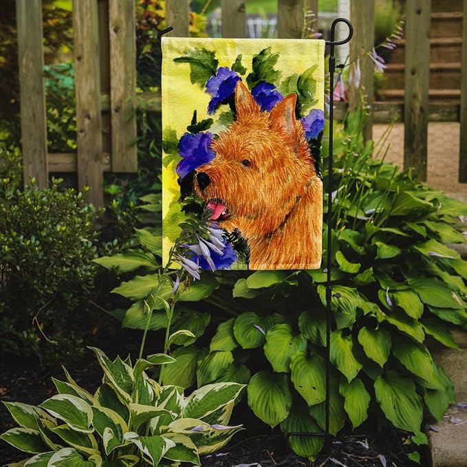 Caroline's Treasures SS8421GF Norwich Terrier Garden Flag Mailbox Flag Decorative Yard Flag Banner Outside Patio Artwork Yard Flower Beds, Garden Size, Multicolor