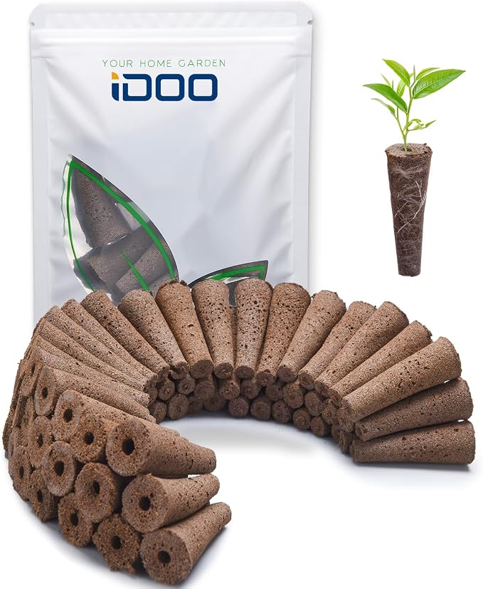 iDOO Hydroponics Growing System Kit & Growth Sponges 60 Pcs