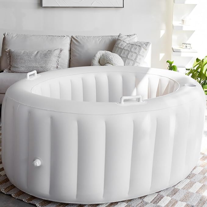 Earthside Birth Pool Comfort for Home Water Birth Kit | Doula & Midwife Approved in Marshmallow White I Portable and Easy to Set up with a Capacity for 127 Gallons