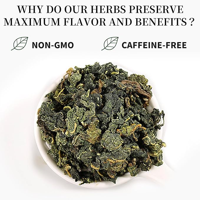 Baihuatang Natural Dried Mulberry Leaf 200g/7.05oz Premium Mulberry Leaves (桑叶茶), Sun-Dried, Sugar-Free, Caffeine-Free, No Additive