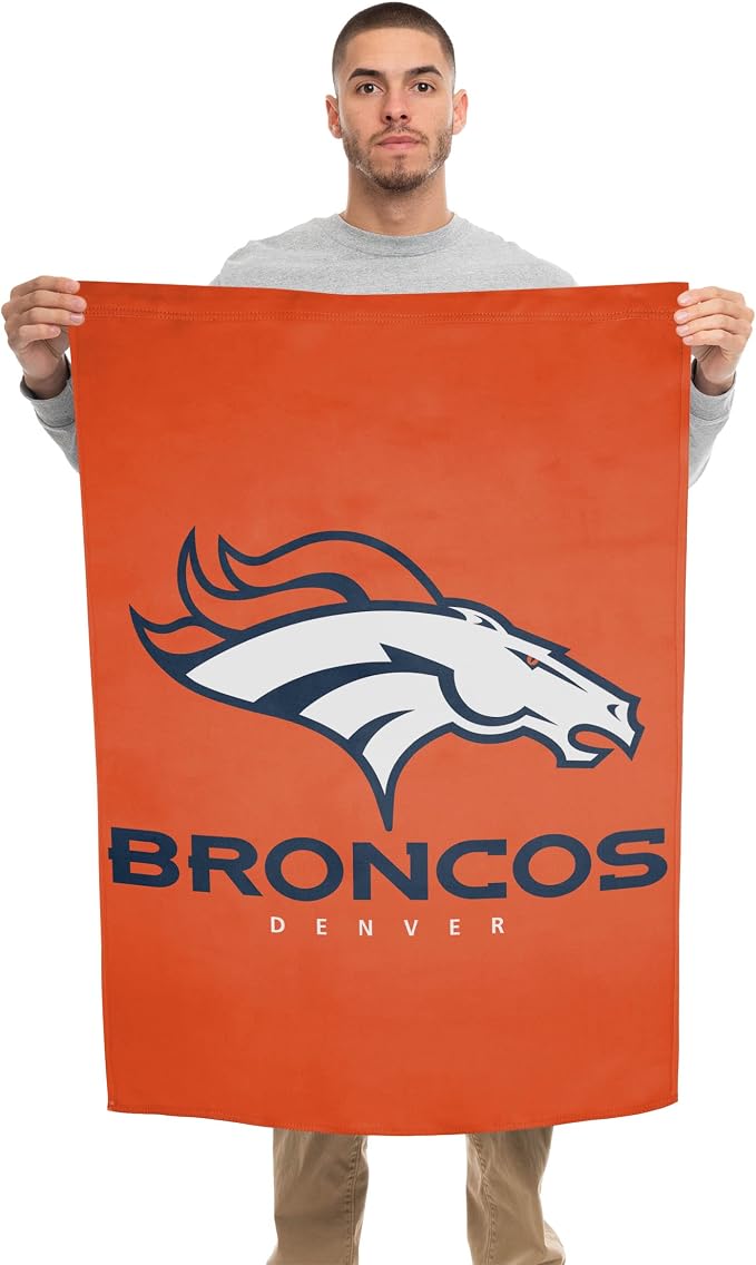 NFL Double Sided Team Logo Vertical Flag (40" x 28")
