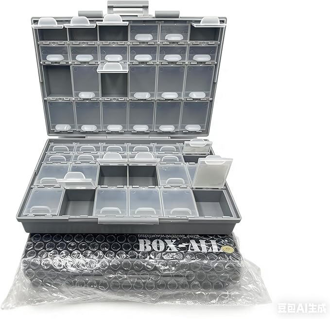 2 AideTek BOXALL48 lids Empty Enclosure SMD SMT Organizer Surface Mount Organizer lid 1206 0805 0603 0402