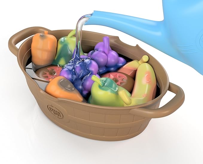 Green Toys Harvest Color Changing Watering Can Set