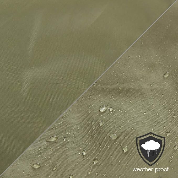 Pyle Riding Lawn Mower Cover, Waterproof Tractor Cover Universal Size, Durable, All Water Protection Covers for Your Rider Garden Tractor, Elastic Hem for Snug Fit, 72" x 44" x 46" Size (Green)