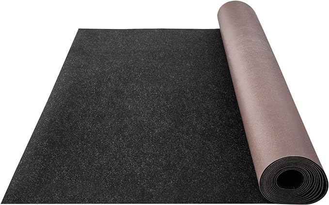 Happybuy 6 ft x 13 ft Charcoal Black Marine Carpet for Boats Waterproof - 0.18" Thick Indoor Outdoor Rug Carpet Roll for Home Patio Porch Deck