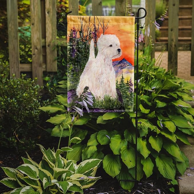 Caroline's Treasures SS1013GF Westie Garden Flag Mailbox Flag Decorative Yard Flag Banner Outside Patio Artwork Yard Flower Beds, Garden Size, Multicolor