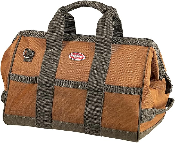 Bucket Boss Gatemouth 16 Tool Bag in Brown, 60016, 15 liters(Brown)