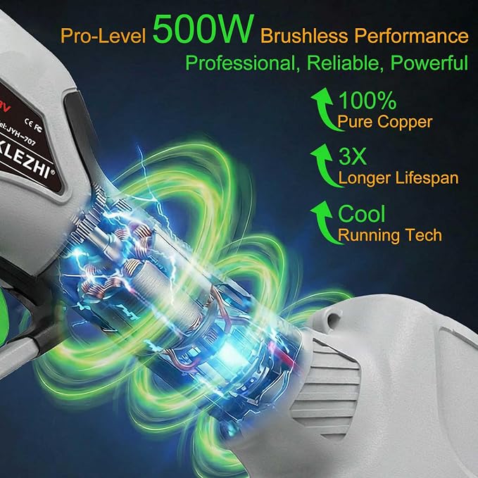Electric Pruning Shears 1inch Cutting Diameter, 16.8V Professional Cordless Battery Powered Tree Branch Pruner with 2000mAh Batteries for Branch, Fruit Plucking and Tree Trimming