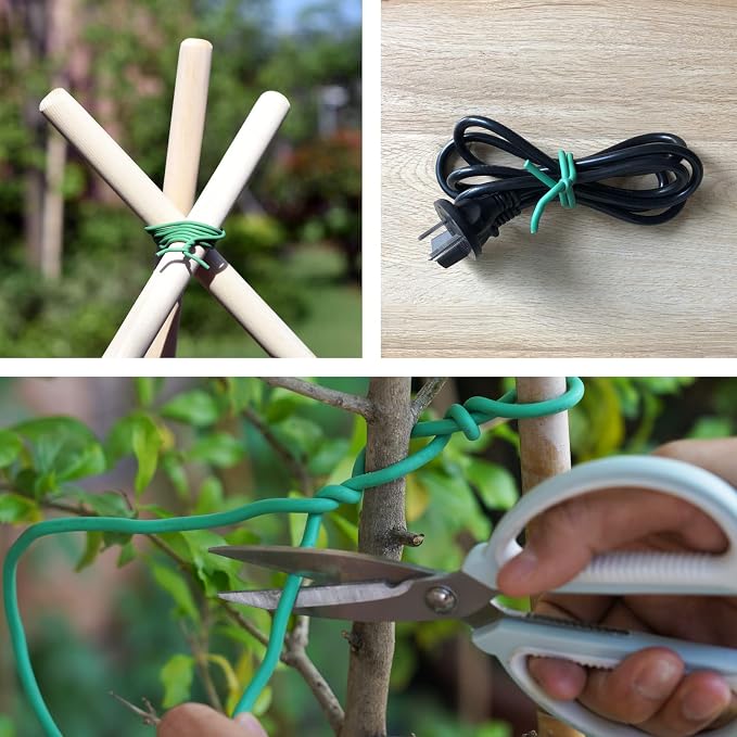 PGarden-EZ Soft Twist Tie Garden Plant Tie 52 feet Heavy Duty Plant Ties…