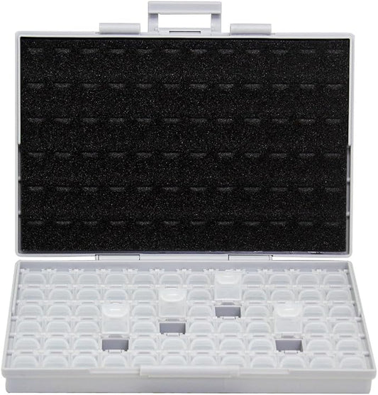 AideTek BOX-ALL 72 empty Enclosure box SMT SMT components Organizer Labels