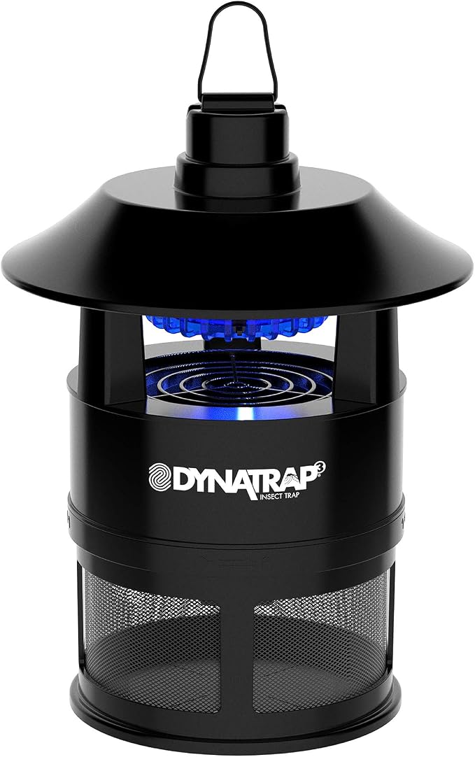 DynaTrap DT160 1/4 Acre Mosquito Trap & Flying Insect Trap – Kills Mosquitoes, Flies, Gnats, Wasps, & Other Flying Insects – Mosquito Zapper & Bug Zapper Outdoor Alternative – Black