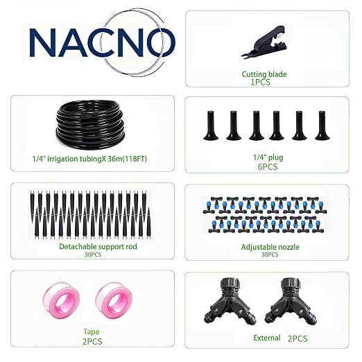 Drip Irrigation System，1/4" Blank Distribution Tubing Watering Hose, DIY Micro Sprinkler Automatic Plant Waterer for Garden, Greenhouse, Raised Bed, Patio & Outdoor Plants （118FT