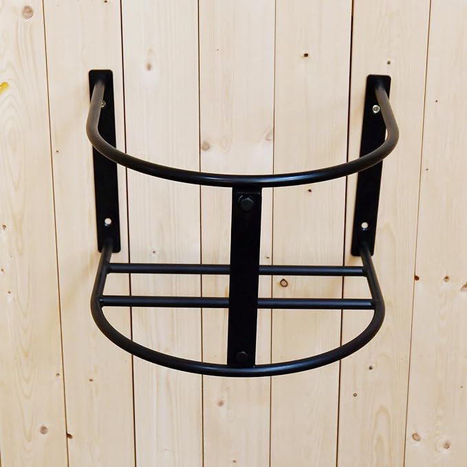 2 Pack Bucket Holder,5 Gallon Water and Feed Bucket Holder Wall Mounted Hanger for Horse,Goat,Sheep and Other Livestock,14.5x13.6x9.2 Inch