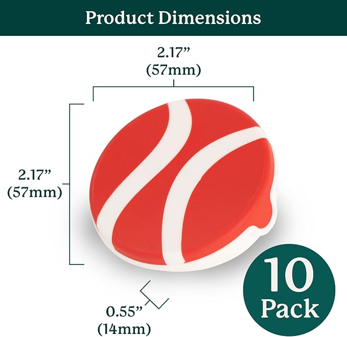 Gardyn Caps for Hydroponics Growing System - 10 Pack, Red | For your Gardyn indoor garden, solution for a cleaner & more beautiful garden when growing fewer than 30 plants