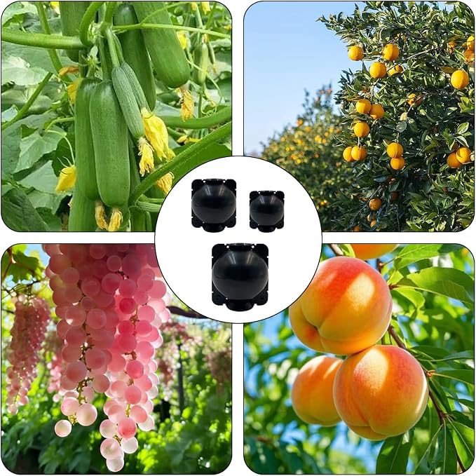 30 PCS Air Layering Propagation Kit with Zip Ties, Black Reusable Air Layering Pods, Plant Root Growing Box, Tree Rooting Grafting Box for Fast Propagation Plants (10S+10M+10L)