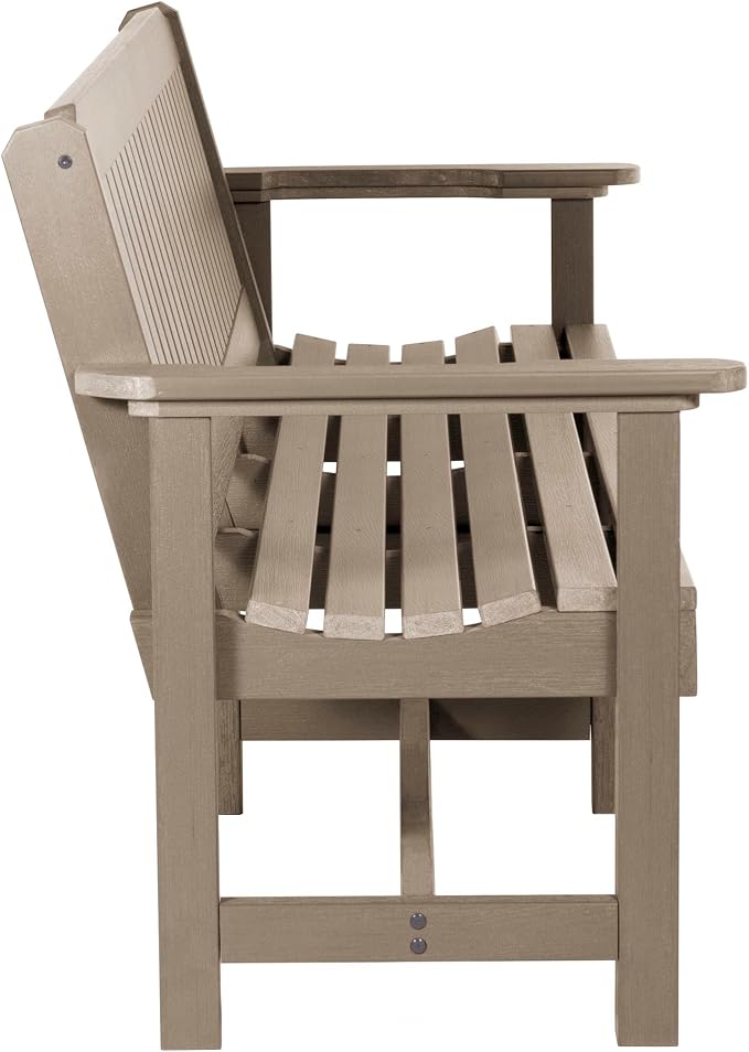 Sequoia Professional Commercial Grade Exeter Garden Bench, 6ft, Woodland Brown