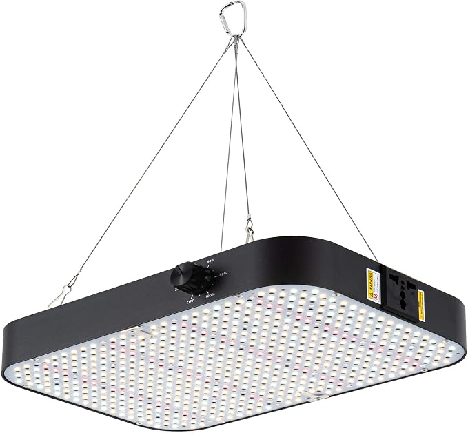 FECiDA 2026 Upgrade Professional 200W LED Grow Light, 200 Watts Actual Power, 2x2 Grow Gent Light for All Growth Stages, Higher Output, Dimming Function Makes Greater Harvest and Saving Money
