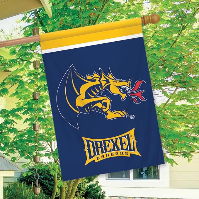 Drexel University NCAA House Flag 28" x 40" Briarwood Lane