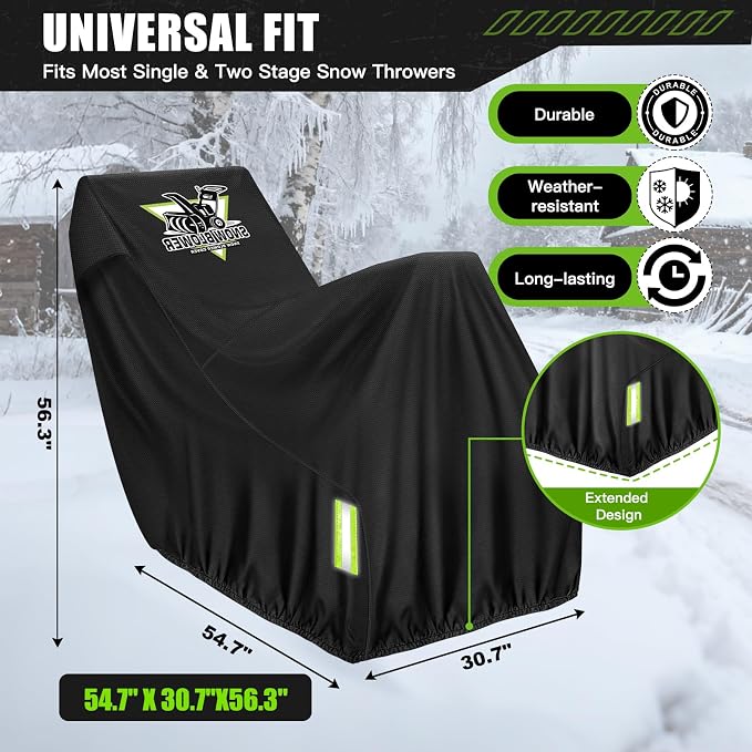 800D Snow Blower Cover, Snowblower Covers Waterproof Outdoor fits Ariens, Cub Cadet, Honda, EGO, Toro, Snow Joe