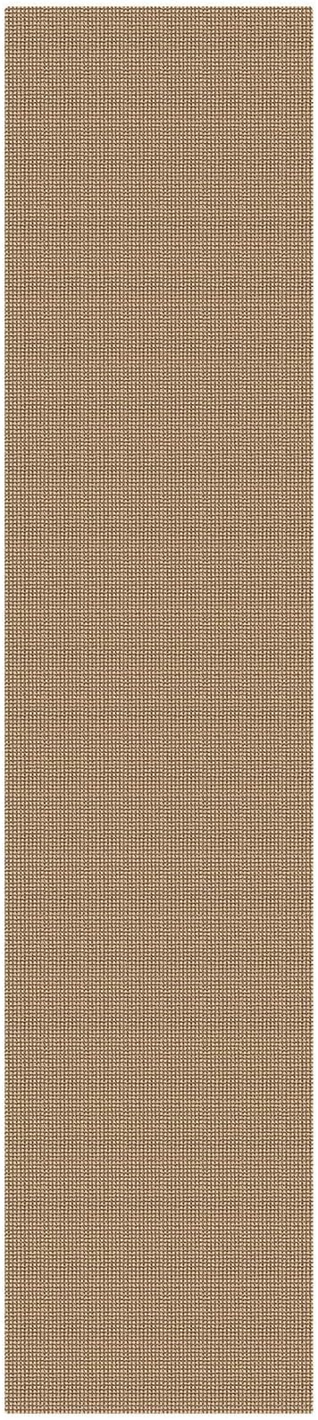 KOZYFLY Boho 2.5'x12' Runners Rugs for Hallway, Long Washable Runner Rug, Woven Non Slip Kitchen Runner, Braided Entryway Rug, Floor Carpet for Entry, Aisle, Hall, Orange Beige/Tan/Brown