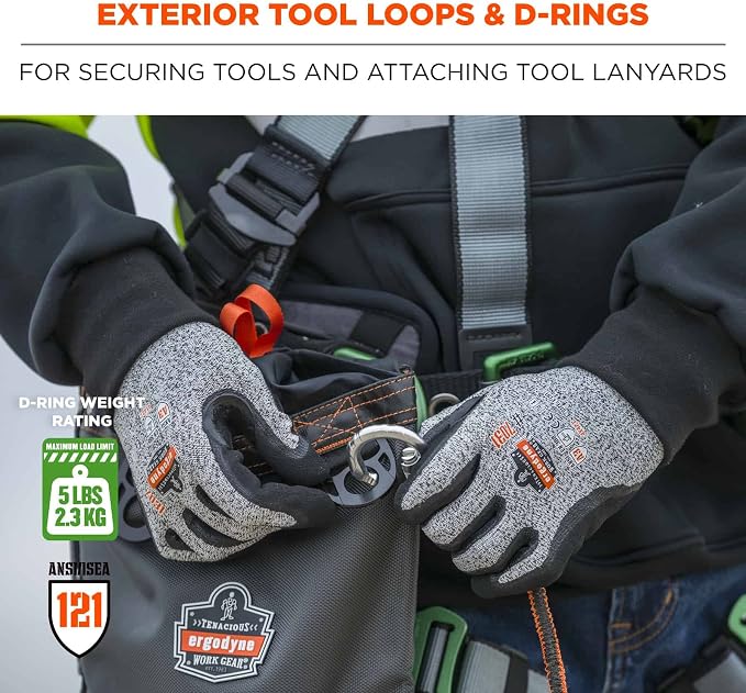 Ergodyne Arsenal 5926 Topped Bolt Bag Tool Pouch – Short, Polyester , Gray