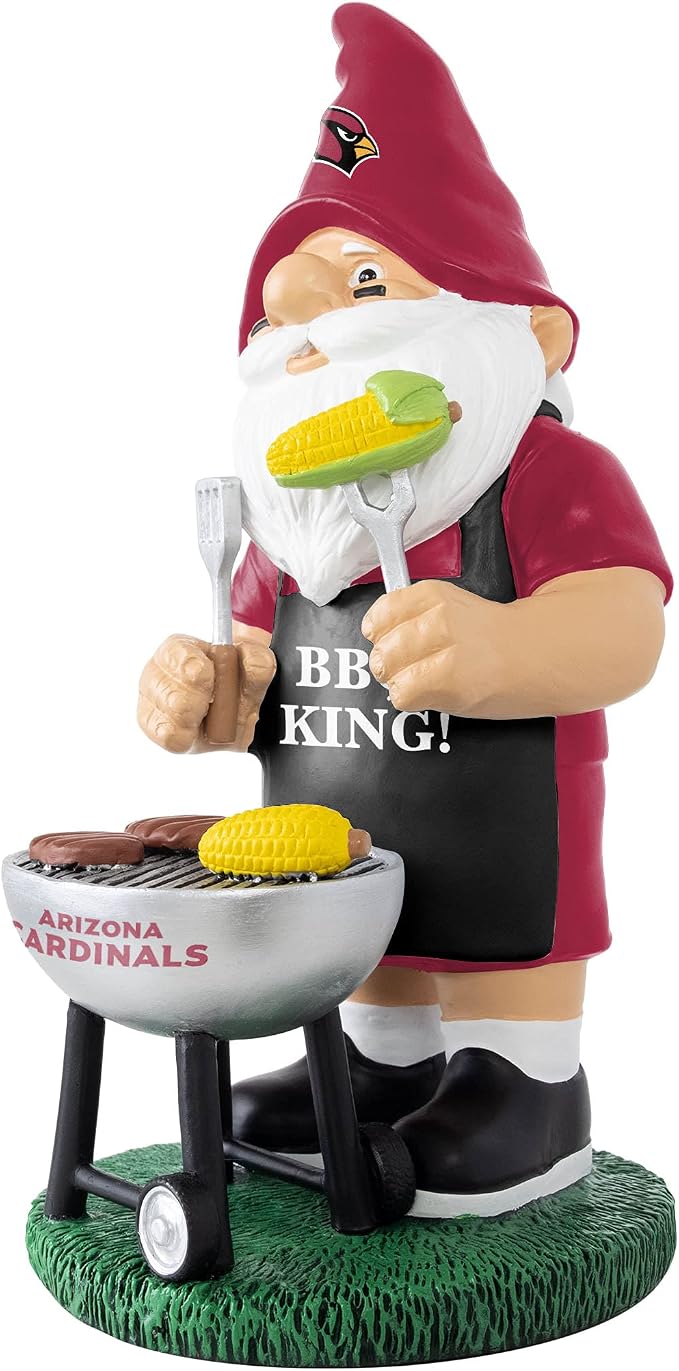 FOCO NFL Unisex-Adult NFL Team Logo Grill Garden Statue Outdoor Gnome 10"