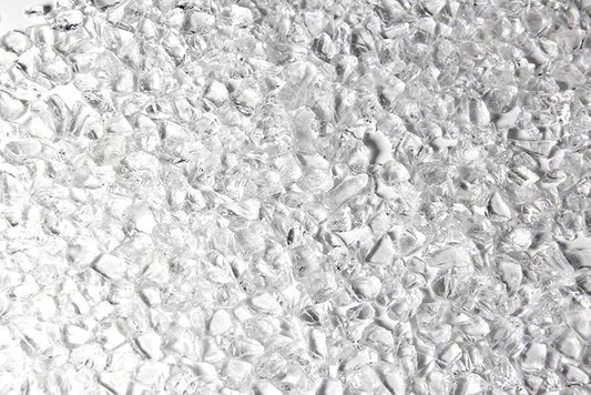 Terrazzo Grade Decorative Aggregate Stones for Countertops, Terrazzo Flooring, Outdoor Gardens, etc. (10.00, Crystal Glass)