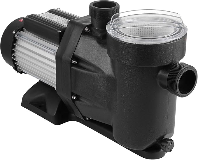 2.5HP Pool Pump Powerful 8880 GPH, Self Priming 110V Swimming Pool Pump, 1850W Single Speed In/Above Ground Pool Pumps for Pools, Spas, Hot Tubs, Fountains, and Water Circulation Systems