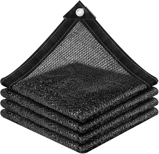 vensovo 40% Sunblock Shade Cloth Net Black Resistant - 12x30 Ft Garden Shade Mesh for Plant Cover, Greenhouse, Chicken Coop, Kennels, Tomatoes Plants