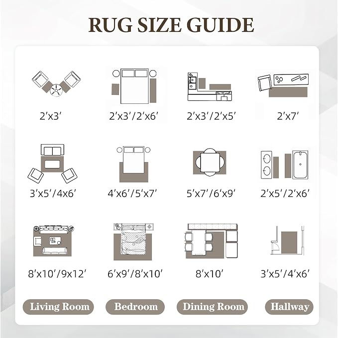 Runner Rug 2x5 Boho Geometric Area Rugs: Small Washable Kitchen Entryway Rug, Soft Non Slip Moroccan Long Hallway Rugs for Bedroom Bathroom Laundry Entryway Staircase Foyer(Brown,2X5)