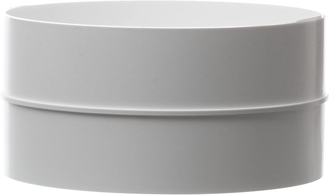 4 Inch Backdraft Damper (male) – Inline Duct Connector – Round Plastic Check Valve for HVAC Exhaust & Ventilation Systems – One Way Airflow Vent Flap – Backflow Preventer with Gravity Flap
