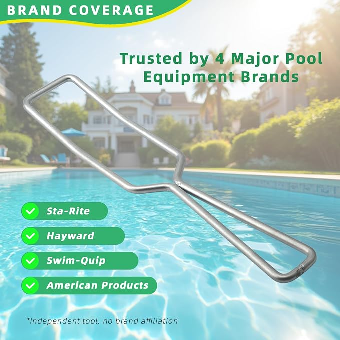 Swimming Pool Pump Cover Removal Wrench Tool Compatible with 110 | Compatible with Hayward Power Flo Pumps, Swimming Equipment, Filter Covers - Replacement - Swimming Pool Pump Wrench U79-11