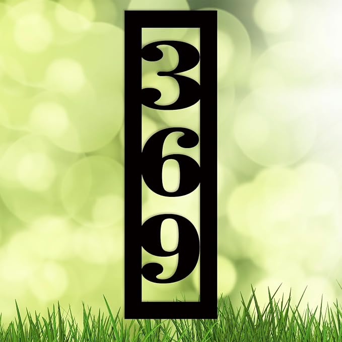 House Numbers for Outside Modern Address Numbers for House Address Signs for Houses Large Custom Metal House Number Sign House Number Plaque Address Plaque Numbers Street Number Sign