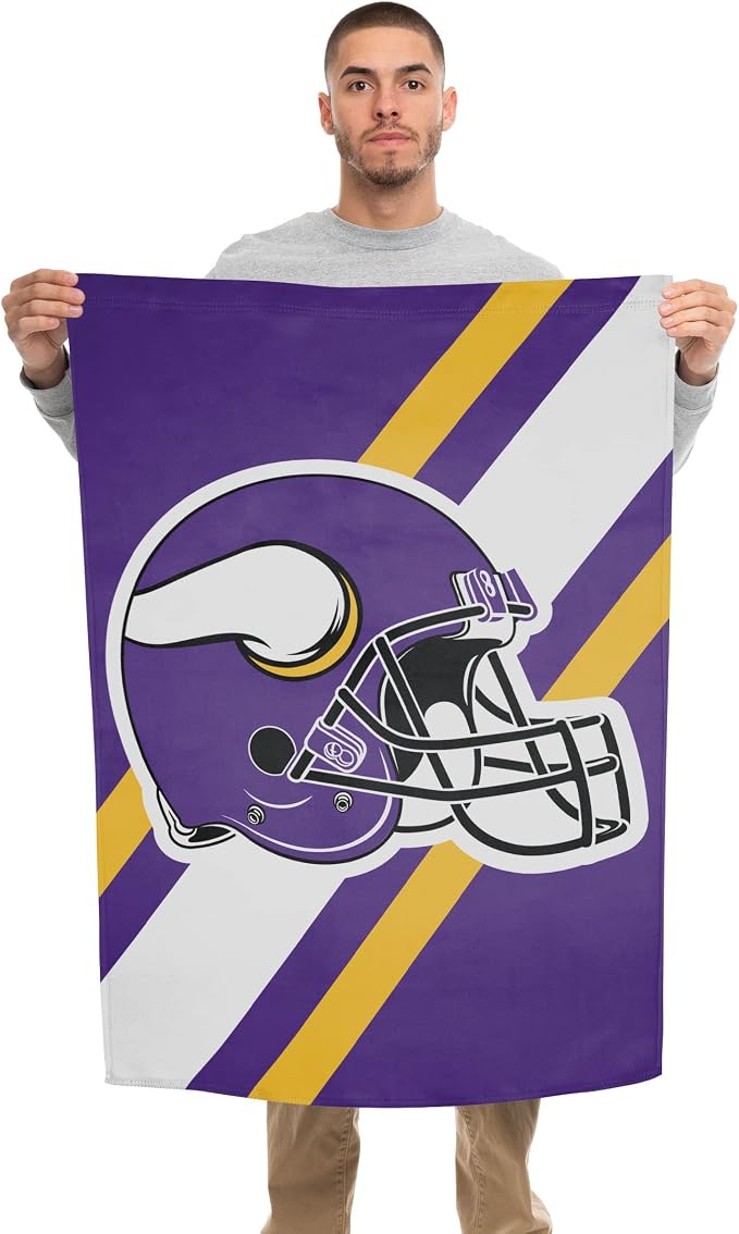 NFL Double Sided Team Logo Vertical Flag (40" x 28")