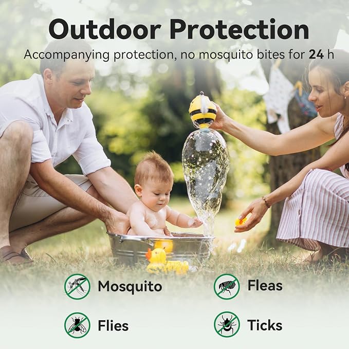 Mosquito Repellent for Patio, Mosquito Repellent 48 Balls for Indoor Use, Natural Mosquito Control for Yard Garden, Camping - Long Lasting Outdoor Mosquito Deterrent for Room