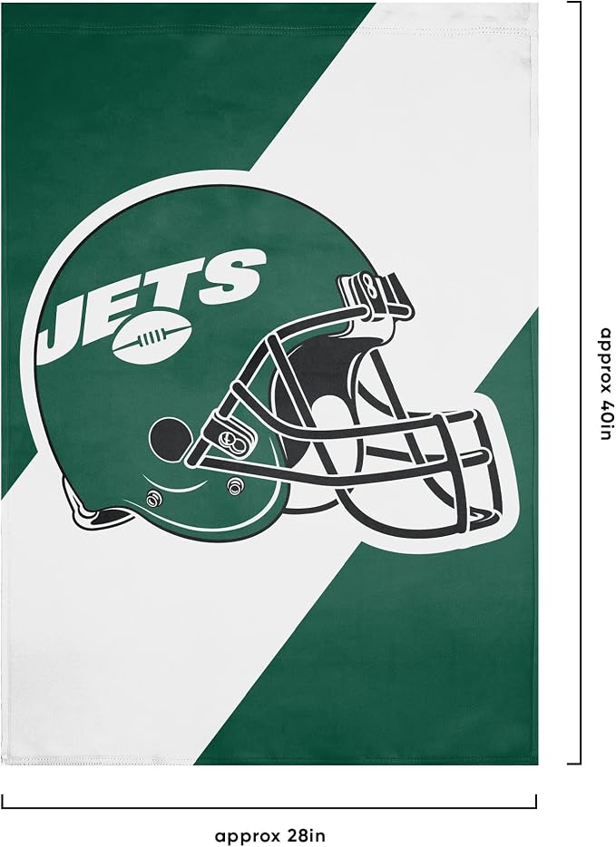 NFL Double Sided Team Logo Vertical Flag (40" x 28")