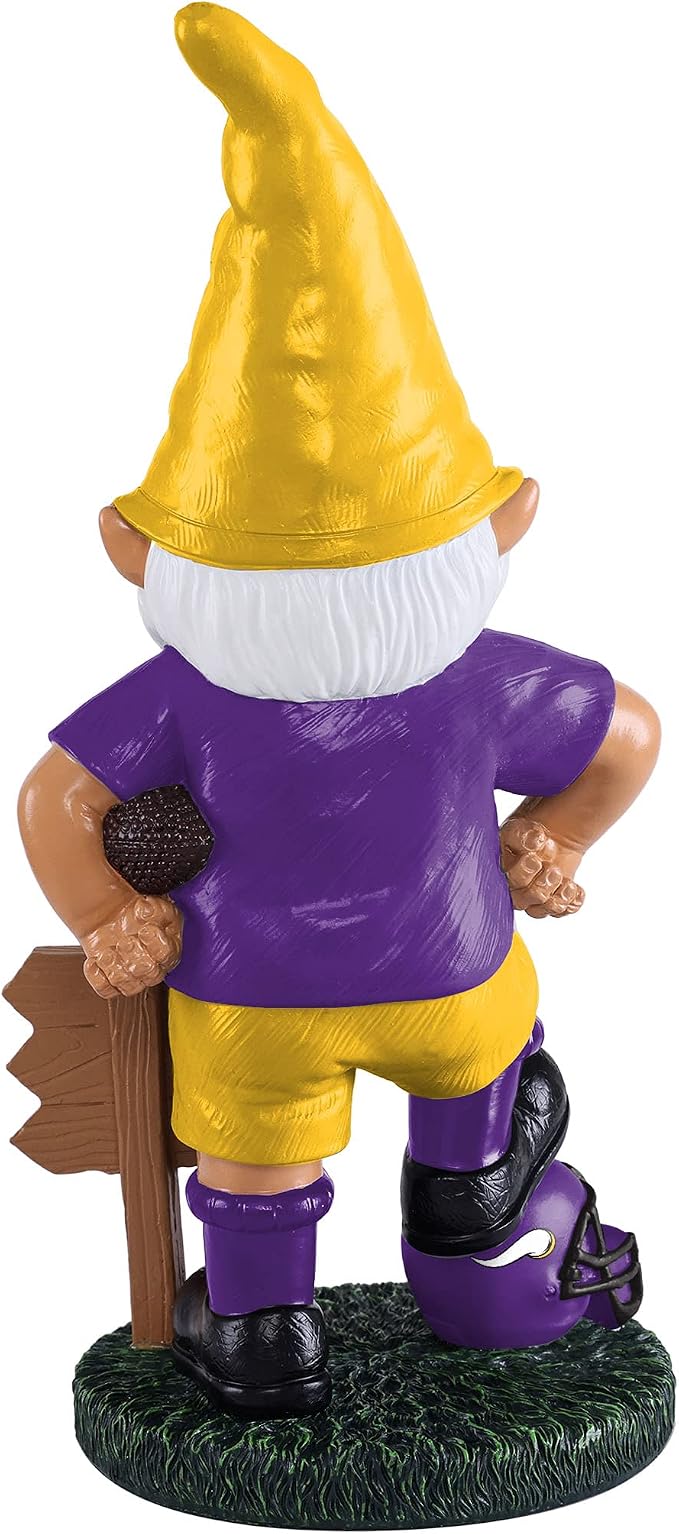 FOCO NFL Unisex-Adult NFL Team Logo Keep Off The Field Garden Statue Outdoor Gnome 8"