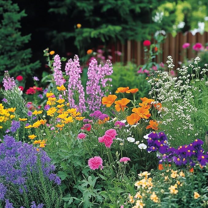 Ferry-Morse Wildflower Seeds Mix - Deer Resistant, Non-GMO, Outdoor, Wild Flowers - 1 lb