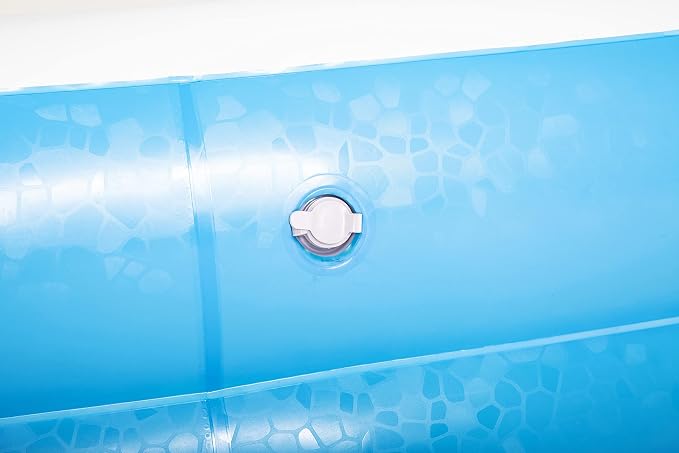 Bestway H2OGO! Blue Rectangular 8'6" Inflatable Family Pool | Perfect for Kids, Ages 6+