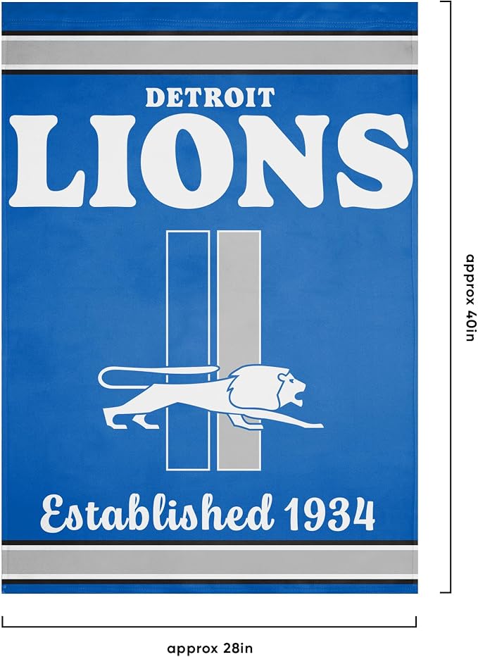 NFL Double Sided Team Logo Vertical Flag (40" x 28")