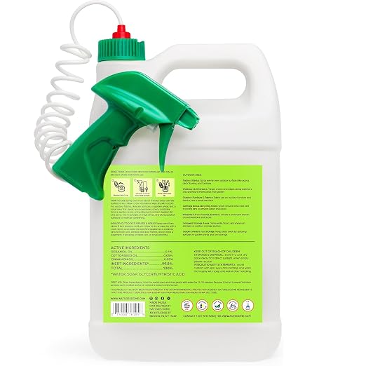 Nature's Dome Natural Pest Control Spray 1 Gallon | Ant Killer for Indoor & Outdoor | Eco-Friendly Bug Spray for Fleas, Ticks, Ants & Mosquitoes | Pet & Kid Safe