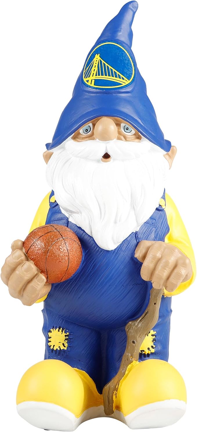 FOCO Unisex-Adult NBA Team Logo Outdoor Garden Gnomes