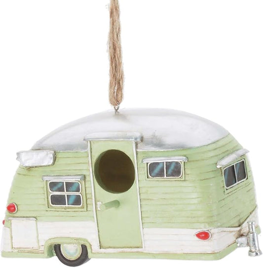 Spoontiques - Birdhouse - Garden Décor - Decorative Bird House for Yard and Garden Decoration - Hanging Novelty for Outdoor Patio - Trailer Birdhouse