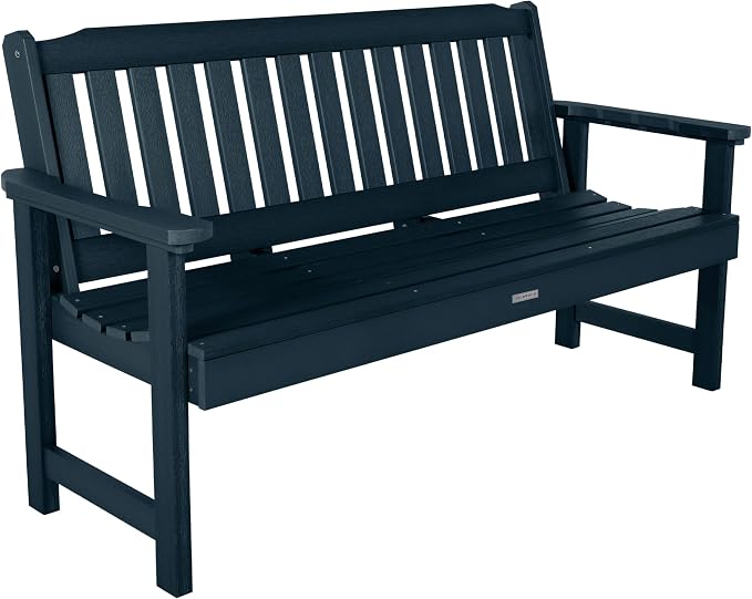 highwood Lehigh Garden Bench, 5 Feet, Federal Blue