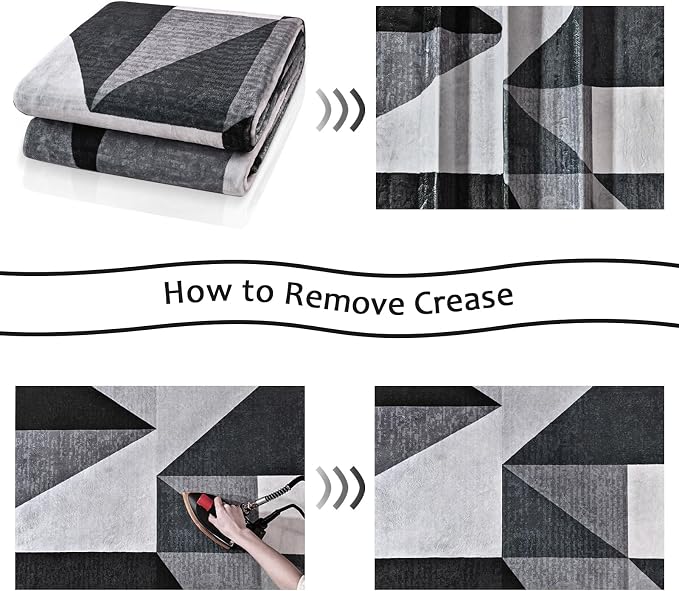 TWINNIS Indoor Modern Area Rug, 6x9 Geometric Patchwork Style Washable Large Rugs for Living Room Bedroom Hardwood Floors, Non Shedding Non Anti Backing Soft Carpet Home Floor Decor, Grey