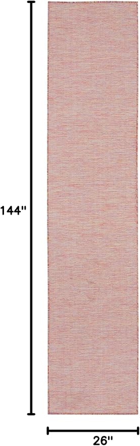 Nourison Home Positano Rainbow 2'2" x 12' Area Rug - Easy Clean, Non Shedding, Bed Room, Living Room, Dining Room, Kitchen (12' Runner)