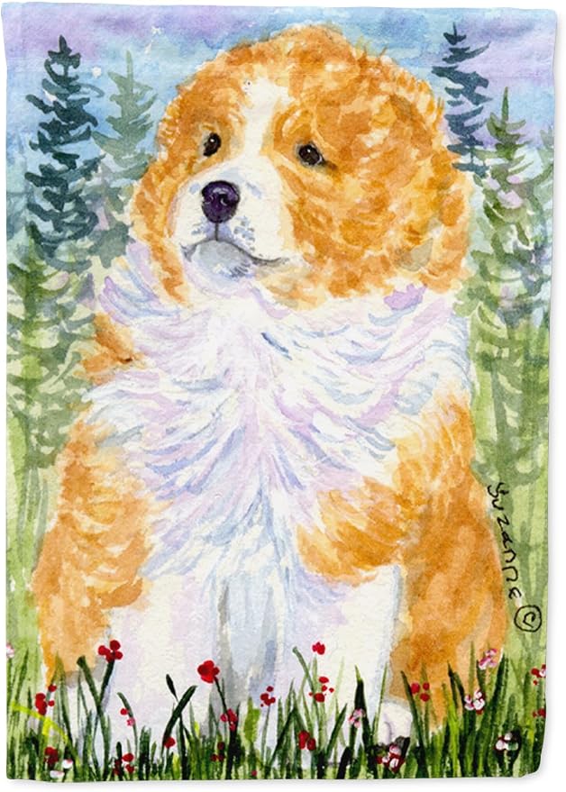 Caroline's Treasures SS8918GF Sheltie Garden Flag Mailbox Flag Decorative Yard Flag Banner Outside Patio Artwork Yard Flower Beds, Garden Size, Multicolor