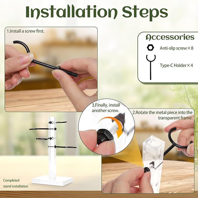 Plants Propagation Stations Plant Terrarium Kit Gift for Women | Birthday Glass Planters For Indoor Plants Home Office Decor Acrylic Plant Accessories - 4 Love Hear Vase
