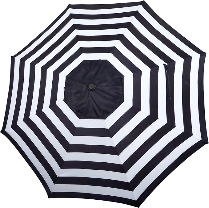 Blissun 9ft Patio Umbrella Replacement Canopy, Market Umbrella Top, Outdoor Table Umbrella Canopy for 8 Ribs, Canopy Only